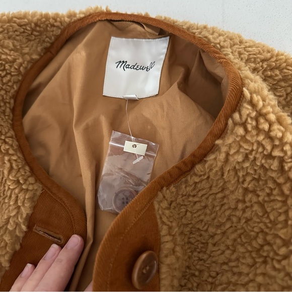 Madewell Fiji liner Sherpa trucker jacket size XL - Picture 7 of 9
